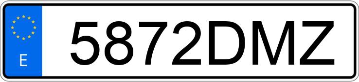 Numer rejestracyjny 5872DMZ posiada CITROEN XSARA Numer rejestracyjny 5872DMZ posiada CITROEN XSARA