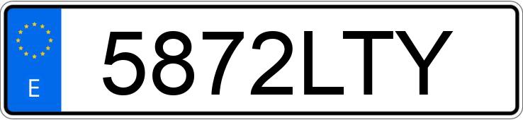 Numer rejestracyjny 5872LTY posiada RENAULT ARKANA