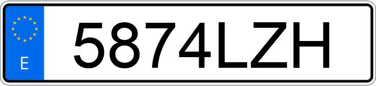 Numer rejestracyjny 5874LZH posiada MAN TGX Numer rejestracyjny 5874LZH posiada MAN TGX