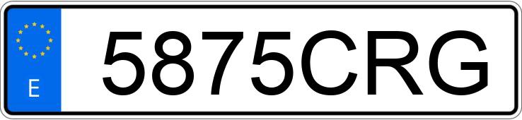 Numer rejestracyjny 5875CRG posiada IVECO DAILY