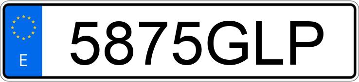 Numer rejestracyjny 5875GLP posiada HYUNDAI I30