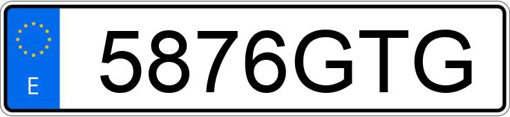 Numer rejestracyjny 5876GTG posiada PEUGEOT 207 Numer rejestracyjny 5876GTG posiada PEUGEOT 207