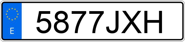 Numer rejestracyjny 5877JXH posiada AUDI A5 SPORTBACK Numer rejestracyjny 5877JXH posiada AUDI A5 SPORTBACK