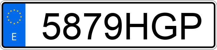 Numer rejestracyjny 5879HGP posiada SMART FORTWO COUPE