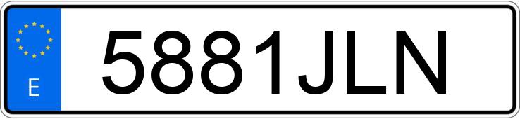 Numer rejestracyjny 5881JLN posiada TOYOTA YARIS ADVANCE 1.3 VVT-I