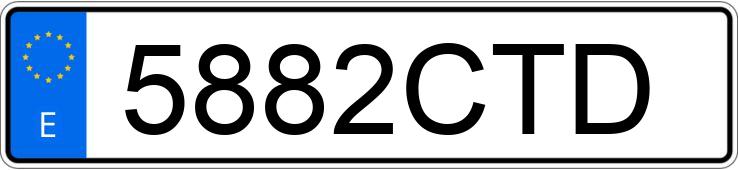 Numer rejestracyjny 5882CTD posiada IVECO DAILY CITY