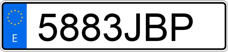 Numer rejestracyjny 5883JBP posiada PEUGEOT 308 Numer rejestracyjny 5883JBP posiada PEUGEOT 308