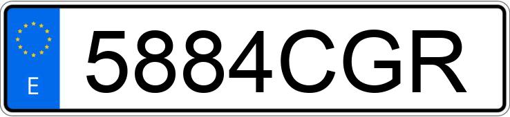 Numer rejestracyjny 5884CGR posiada HONDA ACCORD Numer rejestracyjny 5884CGR posiada HONDA ACCORD
