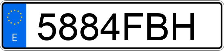 Numer rejestracyjny 5884FBH posiada MAZDA MAZDA3 Numer rejestracyjny 5884FBH posiada MAZDA MAZDA3