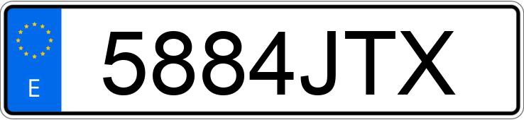Numer rejestracyjny 5884JTX posiada VOLKSWAGEN TIGUAN Numer rejestracyjny 5884JTX posiada VOLKSWAGEN TIGUAN