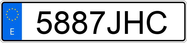 Numer rejestracyjny 5887JHC posiada RENAULT CLIO