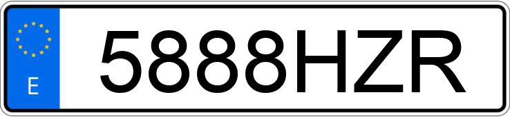 Numer rejestracyjny 5888HZR posiada VOLKSWAGEN POLO Numer rejestracyjny 5888HZR posiada VOLKSWAGEN POLO