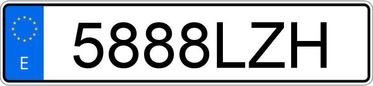 Numer rejestracyjny 5888LZH posiada FORD CUSTOM Numer rejestracyjny 5888LZH posiada FORD CUSTOM