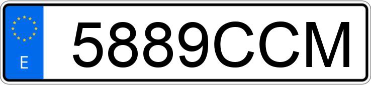 Numer rejestracyjny 5889CCM posiada FORD KA