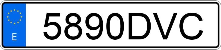 Numer rejestracyjny 5890DVC posiada KTM EXC 450 Numer rejestracyjny 5890DVC posiada KTM EXC 450