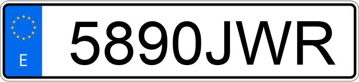 Numer rejestracyjny 5890JWR posiada VOLKSWAGEN GOLF Numer rejestracyjny 5890JWR posiada VOLKSWAGEN GOLF