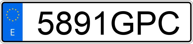Il numero di registrazione 5891GPC ha NISSAN QASHQAI+2 2.0 DCI TEKNA 4X2