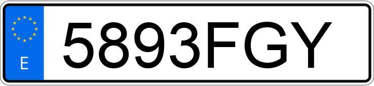Numer rejestracyjny 5893FGY posiada MINI MINI
