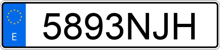 Numer rejestracyjny 5893NJH posiada KIA XCEED