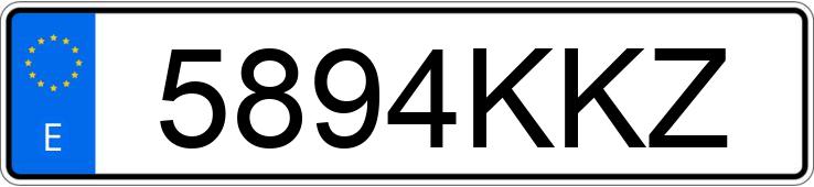 Numer rejestracyjny 5894KKZ posiada AUDI A3 Numer rejestracyjny 5894KKZ posiada AUDI A3
