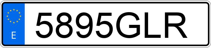 Numer rejestracyjny 5895GLR posiada VOLKSWAGEN EOS