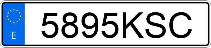 Numer rejestracyjny 5895KSC posiada SEAT ARONA