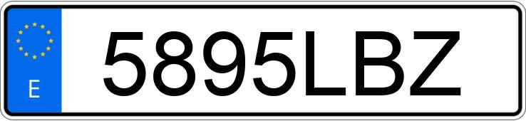 Numer rejestracyjny 5895LBZ posiada FORD MONDEO