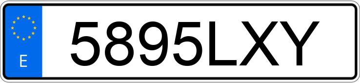 Numer rejestracyjny 5895LXY posiada MERCEDES VITO Numer rejestracyjny 5895LXY posiada MERCEDES VITO