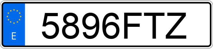 Numer rejestracyjny 5896FTZ posiada SEAT LEON