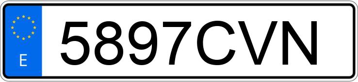 Numer rejestracyjny 5897CVN posiada SEAT LEON Numer rejestracyjny 5897CVN posiada SEAT LEON