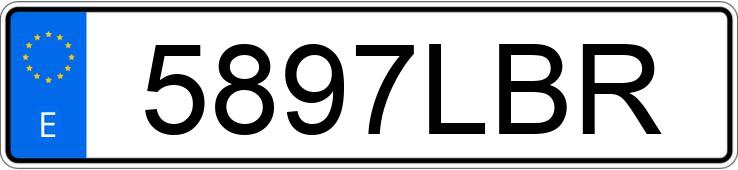 Numer rejestracyjny 5897LBR posiada OPEL ASTRA
