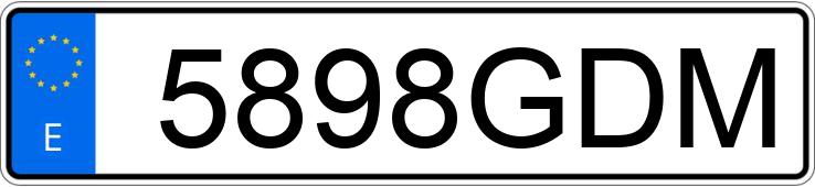 Numer rejestracyjny 5898GDM posiada HONDA S-WING 125