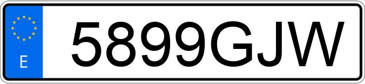 Numer rejestracyjny 5899GJW posiada PEUGEOT 308 Numer rejestracyjny 5899GJW posiada PEUGEOT 308