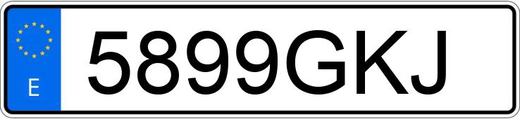 Numer rejestracyjny 5899GKJ posiada CITROEN C4