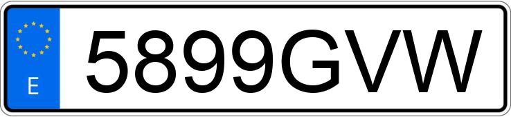 Numer rejestracyjny 5899GVW posiada SEAT LEON