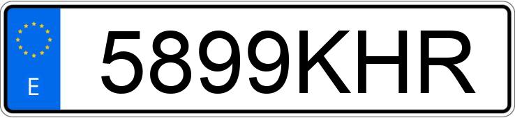 Numer rejestracyjny 5899KHR posiada MAZDA CX-5 Numer rejestracyjny 5899KHR posiada MAZDA CX-5