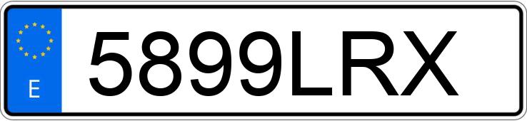 Numer rejestracyjny 5899LRX posiada VOLKSWAGEN POLO Numer rejestracyjny 5899LRX posiada VOLKSWAGEN POLO