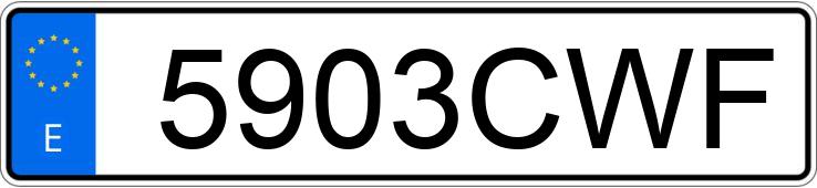 Numer rejestracyjny 5903CWF posiada NISSAN TERRANO Numer rejestracyjny 5903CWF posiada NISSAN TERRANO