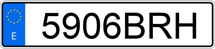 Numer rejestracyjny 5906BRH posiada SEAT LEON