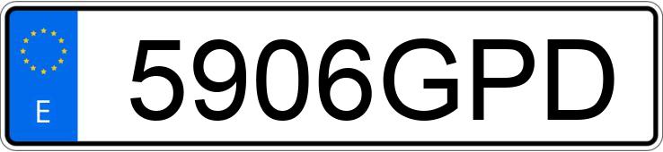 Numer rejestracyjny 5906GPD posiada VOLKSWAGEN POLO