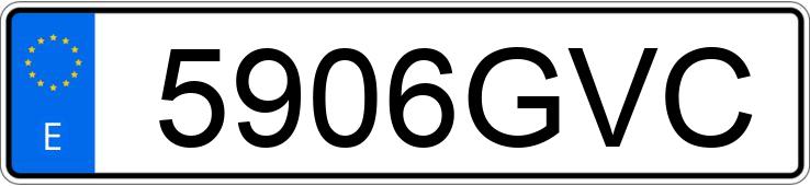 Numer rejestracyjny 5906GVC posiada FIAT PUNTO