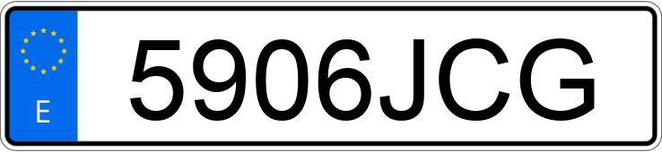 Numer rejestracyjny 5906JCG posiada VOLKSWAGEN TIGUAN