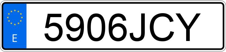 Numer rejestracyjny 5906JCY posiada TOYOTA AURIS