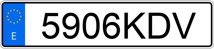 Numer rejestracyjny 5906KDV posiada FIAT PANDA 1.2 EASY