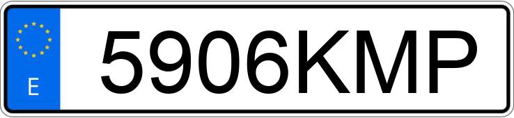 Numer rejestracyjny 5906KMP posiada MERCEDES A (177)