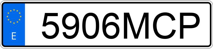 Реєстраційний номер 5906MCP має MAZDA MAZDA3 2.0 SKYACTIVE-G EVOLUTION