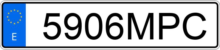 Numer rejestracyjny 5906MPC posiada FIAT 500L