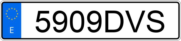 Numer rejestracyjny 5909DVS posiada FORD FOCUS C-MAX