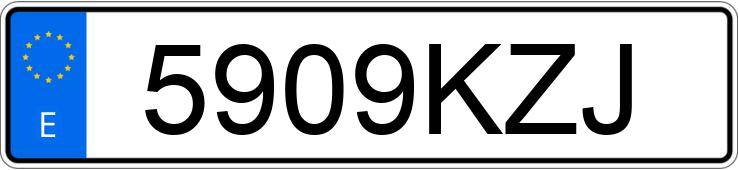 Numer rejestracyjny 5909KZJ posiada MINI MINI Numer rejestracyjny 5909KZJ posiada MINI MINI