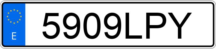 Numer rejestracyjny 5909LPY posiada SKODA FABIA Numer rejestracyjny 5909LPY posiada SKODA FABIA